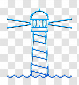 Lighthouse On Icon Travelling Icon Help Icon Transparent PNG