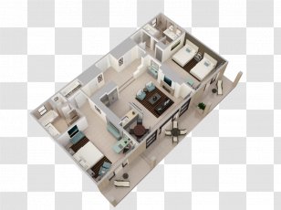3D Floor Plan Arizona Biltmore, A Waldorf Astoria Resort House - Villa View Transparent PNG