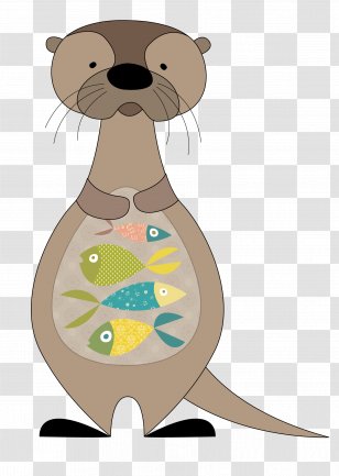 Sea Otter Whiskers Clip Art Transparent PNG