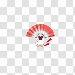 Japan Hand Fan Paper Dance - Japanese Traditional - Chinese Sub Transparent PNG