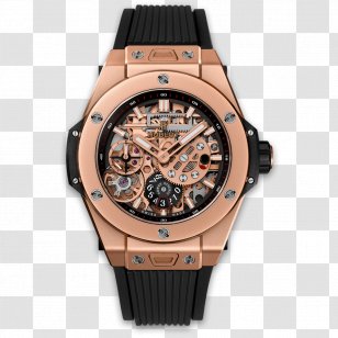 Hublot Watch Sang Bleu Power Reserve Indicator Gold - Strap Transparent PNG