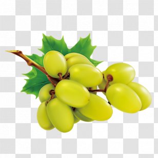 Grape Juice Fruit Food - Fresh Green Grapes Transparent PNG
