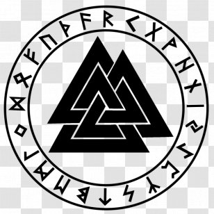 Odin Runes VegvÃ­sir Valknut Runic Magic - Vegv%c3%adsir - Armanen Transparent PNG