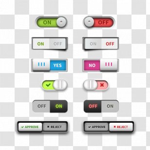 User Interface Network Switch Icon - Mode - Push Button Transparent PNG