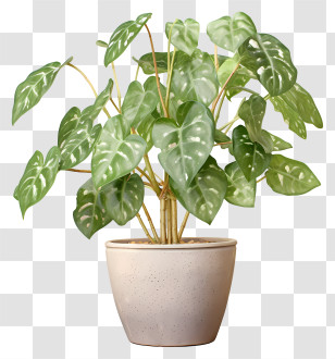 Small Plant - Green Indoor Potted Plant For Natural Decor Transparent PNG