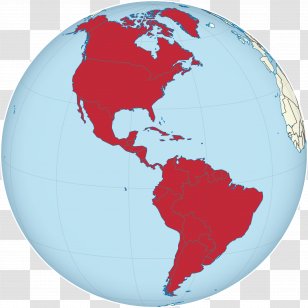 United States South America New World Orthographic Projection Map - Global Transparent PNG