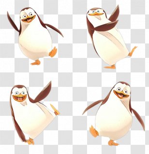 Penguin Cartoon - Madagascar Operation - Animal Figure Seabird Transparent PNG