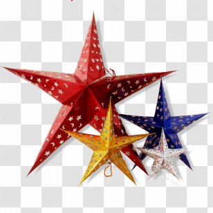 Christmas Pentagram - Night - Light Decoration Transparent PNG