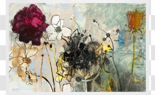 Watercolor Painting Art Floral Design Flower - Ink Landscape Material Transparent PNG