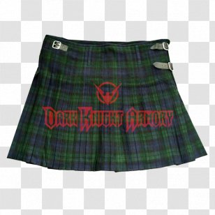 Tartan Kilt Black Watch Unisex Clothing Sizes Transparent PNG