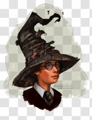 Sorting Hat Harry Potter And The Philosopher's Stone Art - Full Of Doubts Transparent PNG