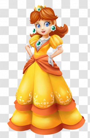 Super Mario Bros. Princess Daisy Peach - Bros - Daisies Watercolor Transparent PNG