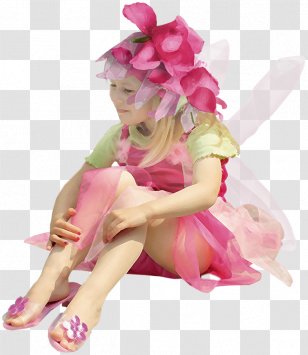 Fairy Tale Elf Clip Art - Flower - Pink Transparent PNG