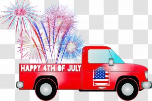 Fourth Of July Background - 4th - Logo Tow Truck Transparent PNG