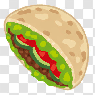 Food - Delicious Taco Transparent PNG