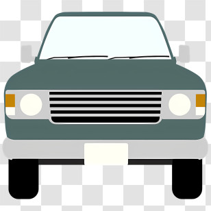 Car - Front View Of A Car Transparent PNG
