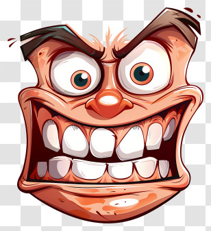 Emoji - Crazy Cartoon Face Expression Transparent PNG