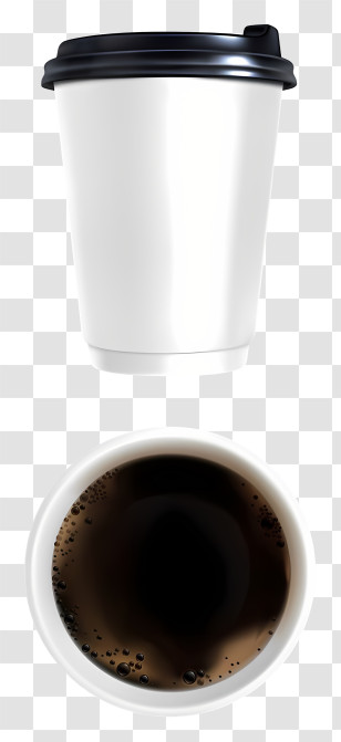 Coffee - Disposable Coffee Cup For Hot Drinks Design Transparent PNG