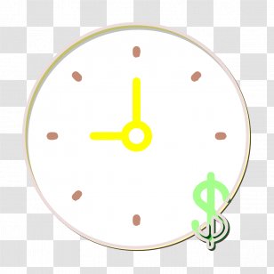 Time Is Money Icon Business - Clock Transparent PNG