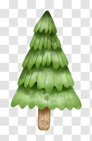 Christmas Tree - Green Pine Tree Illustration Transparent PNG