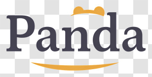 Panda Logo - Panda Clean Wordmark Logo Transparent PNG