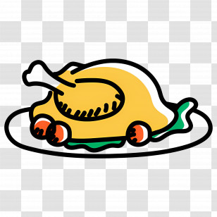 Turkey Food - Roast Chicken Meal Transparent PNG
