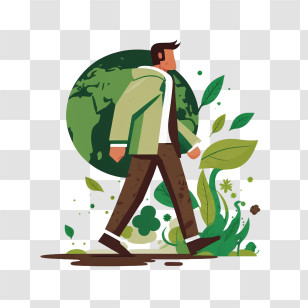 World Car Free Day
 - Person Walking In Nature Transparent PNG