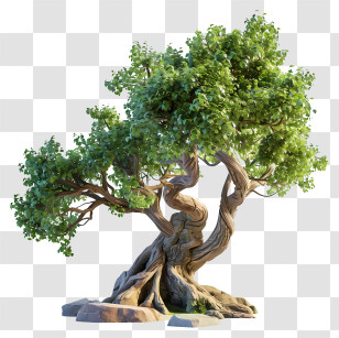 Tree - Lush Green Tree In Nature Transparent PNG