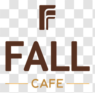 Fall Cafe Logo - FALL CAFE Logo Transparent PNG