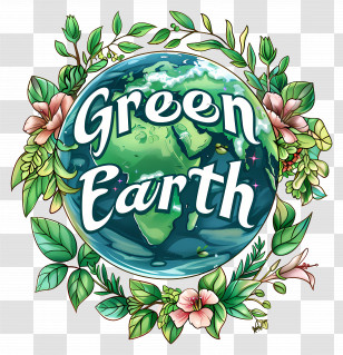 World Environment Day - Green Earth Environment-Friendly Artistic Illustration Transparent PNG