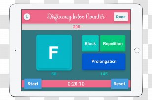 Speech Disfluency App Store Speech-language Pathology - Display Device - COUNTER Transparent PNG