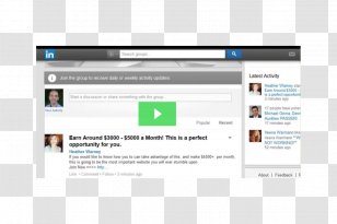 Social Media Computer Program Professional Network Service Video Transparent PNG