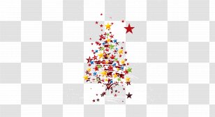 Christmas Tree Pentagram - Decoration Transparent PNG