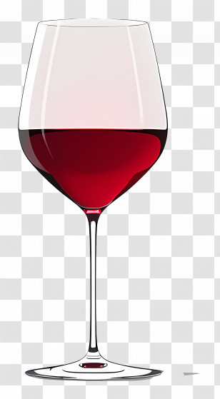 Red Wine - Glass Of Red Wine Illustration Transparent PNG