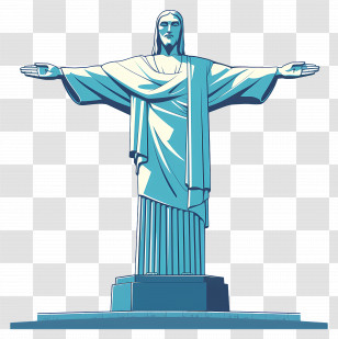 Christ The Redeemer - Christ The Redeemer Iconic Monument Illustration Transparent PNG