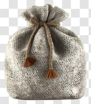 Bindle Bag - Drawstring Sack Bag Transparent PNG