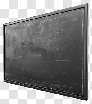 Empty Chalkboard - Empty Blackboard Illustration Transparent PNG