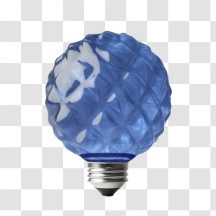Light Bulb
 - Blue Decorative Light Bulb Transparent PNG