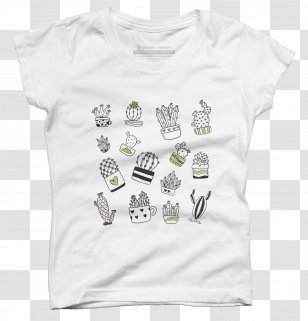 T-shirt Cactus And Succulents Succulent Plant Drawing Transparent PNG