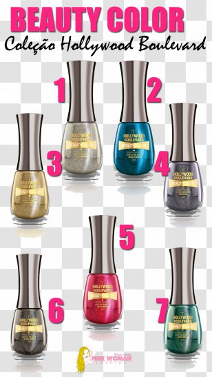 Hollywood Boulevard Blue Green Color Gold - Glass Bottle - Glamour Transparent PNG