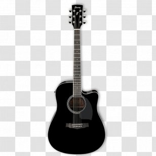 Acoustic-electric Guitar Semi-acoustic Ibanez Cutaway - Tree - Acoustic Transparent PNG