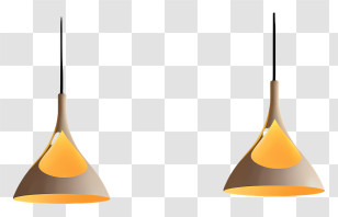 Black Background - Twin Hanging Pendant Lamps Transparent PNG