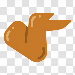 Chicken Wings - Abstract Duck Shape Transparent PNG