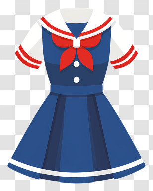 Sailor Uniform - Classic Sailor Dress Transparent PNG