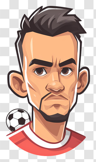 Soccer Player Avatar - Soccer Player Cartoon Illustration Transparent PNG