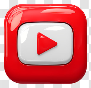 Youtube Logo - Red Play Button Icon Transparent PNG