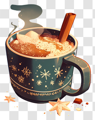 Hot Cocoa Mug Steam - Hot Chocolate Mug Illustration Transparent PNG