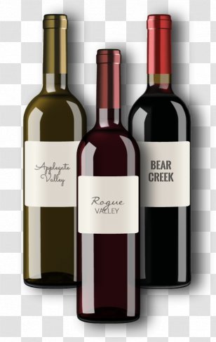 Red Wine Glass Bottle Applegate Valley - Rogue - Tuscany Tours Transparent PNG