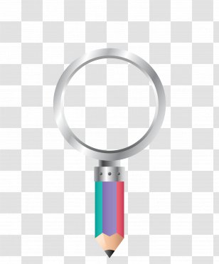 Magnifying Glass - Purple - Vector Simple Tool Transparent PNG