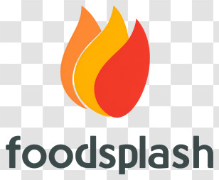Food Splash Logo - Foodsplash Flame Logo Transparent PNG